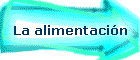 La alimentacin